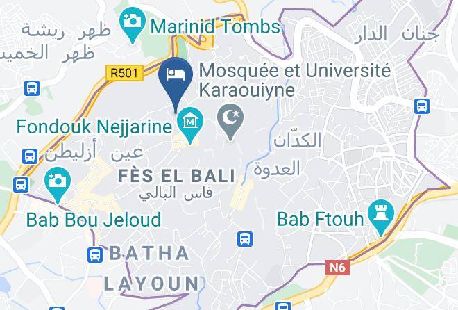 Fez - Riad Rasia Maps