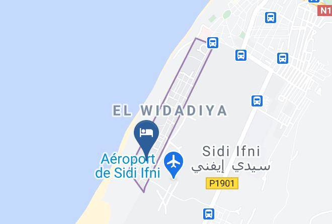 Guelmim Es Semara - Dar Saada Mirleft Maps