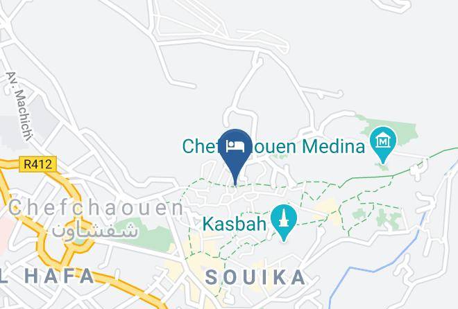 Chefchaouen - Dar Sababa Maps