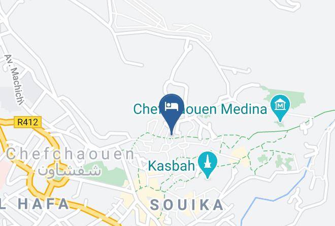 Chefchaouen - Dar Salma Chefchaouen Maps