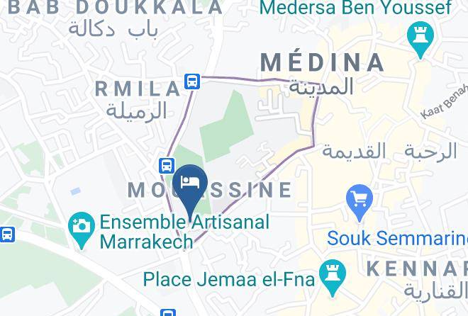 Marrakesh - Riad Dar Silsila Maps