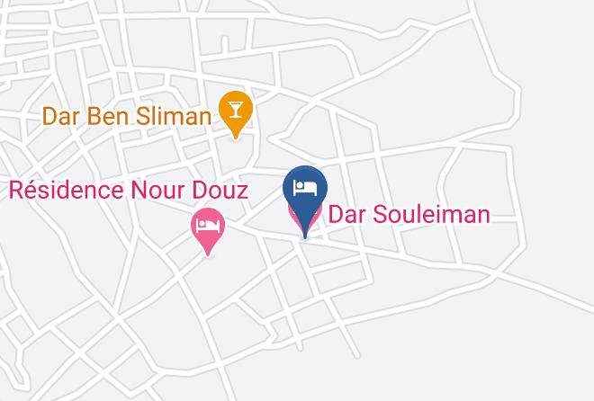Dar Souleiman Map - Tunisia