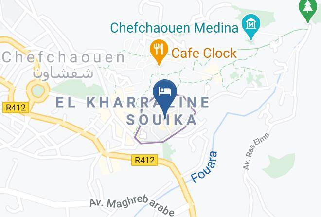 Chefchaouen - Dar Swiar Maps