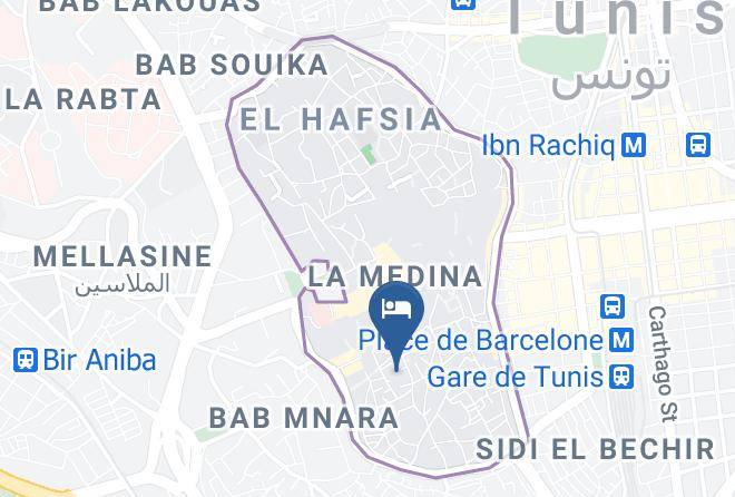 Tunis - Dar Traki Medina De Tunis Maps