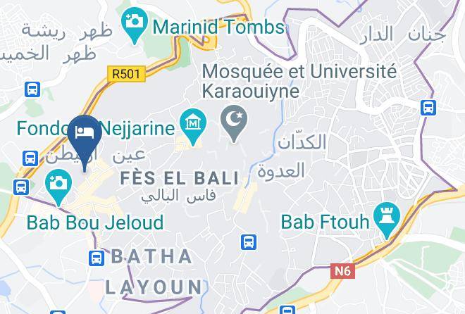Fez - Dar Warda Maps