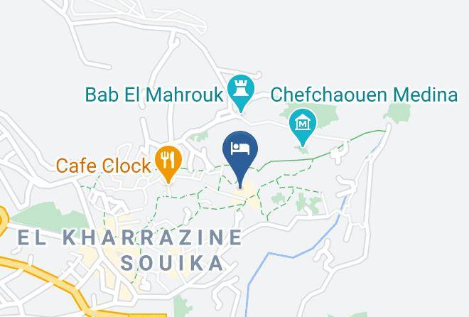 Chefchaouen - Dar Yazid Maps