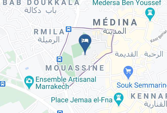 Marrakesh - Riad Dar Al Kounouz Maps