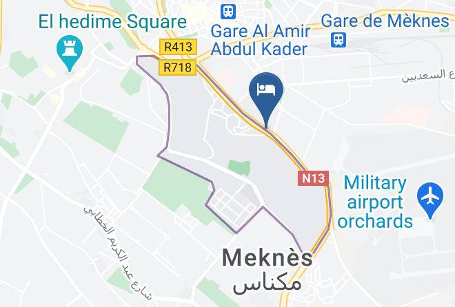 Meknes - Dar Zidane Maps