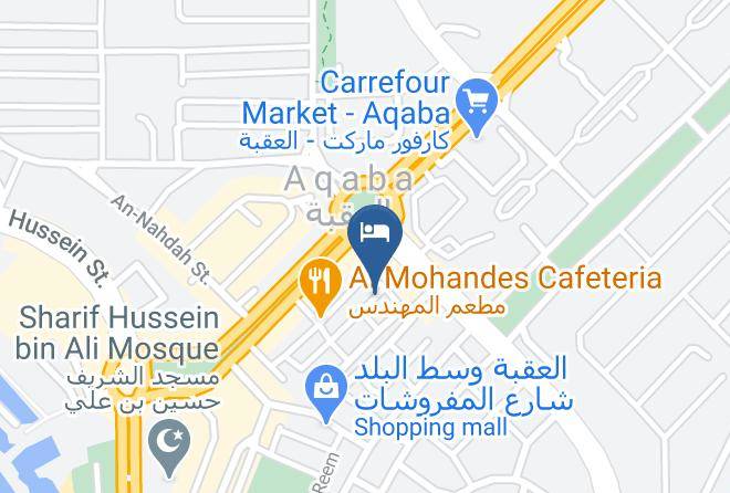 Al Aqaba Qasabah - Darak Motel Maps