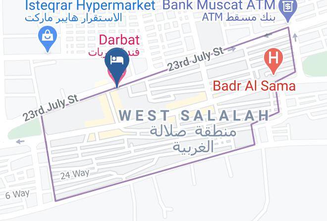 Salalah - Darbat Hotel Maps