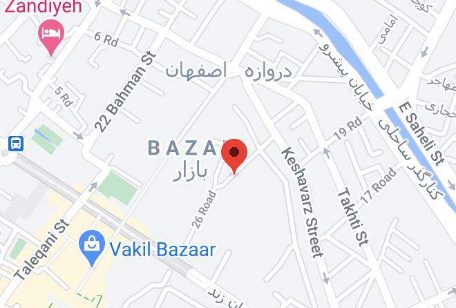 Shiraz - Darb E Shazdeh Boutique Hotel Maps