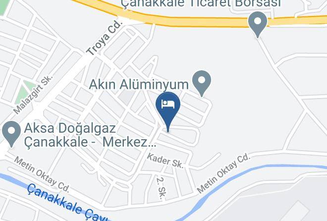 Canakkale Ismet Pasa - Dardanos Pension Maps