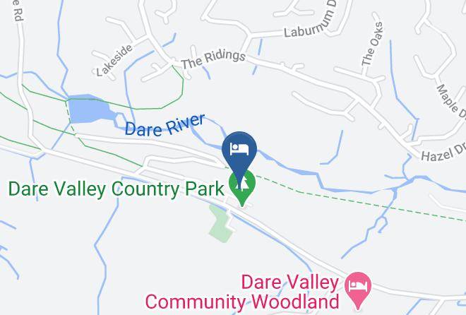 Rhondda Cynon Taff - Dare Valley Country Park Accommodation Maps