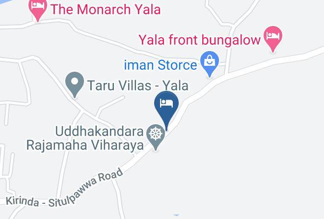 Galle - Dark Horse Resort Yala Maps