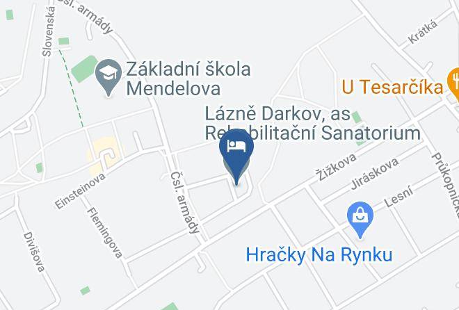 Karvina - Darkov Spa Inc Rehabilitation Sanatorium Maps