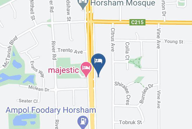 Horsham - Darlot Motor Inn Maps