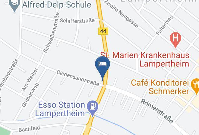 Bergstrase - Darmstadter Hof Maps
