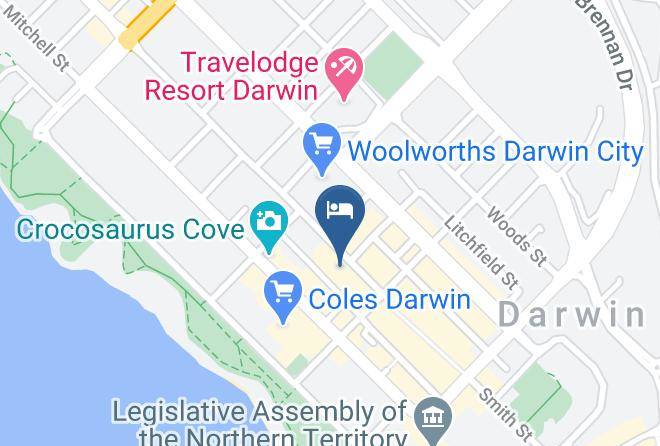 Darwin - Darwin City Hotel Maps