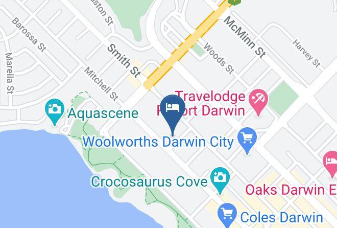 Darwin - Darwin Poinciana Inn Maps