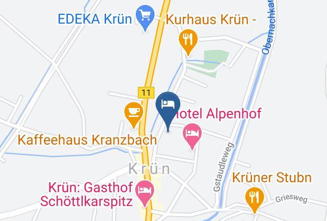 Garmisch Partenkirchen - Das Alpengluh'n Restaurant Maps