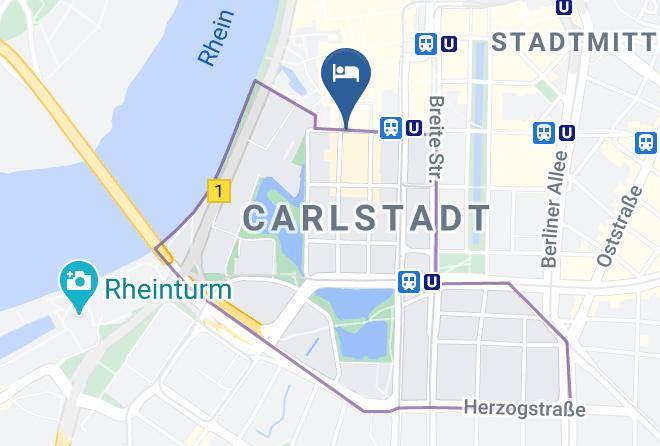 Dusseldorf - Das Carls Hotel Dusseldorf Maps
