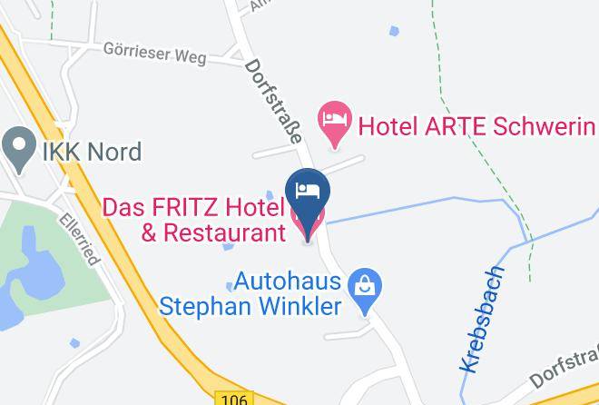 Schwerin - Das Fritz Hotel & Restaurant Maps