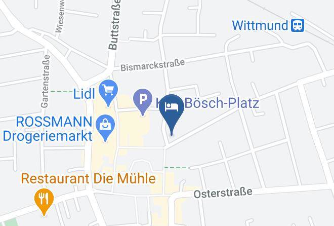 Wittmund - Das Hotel Cafe Caro Maps