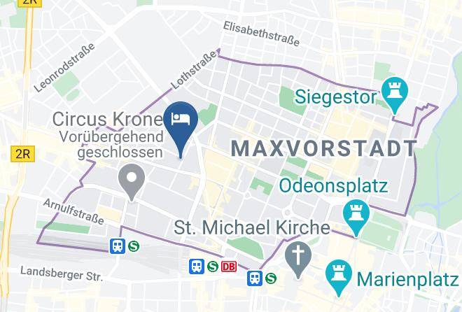 Munich District - Das Kleine Hotel In Munchen Maps