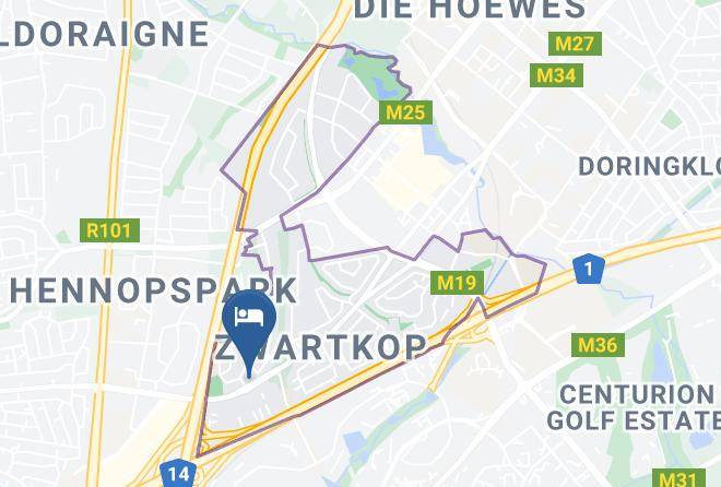 City Of Tshwane - Das Kleine Wunder Bed And Breakfast Maps