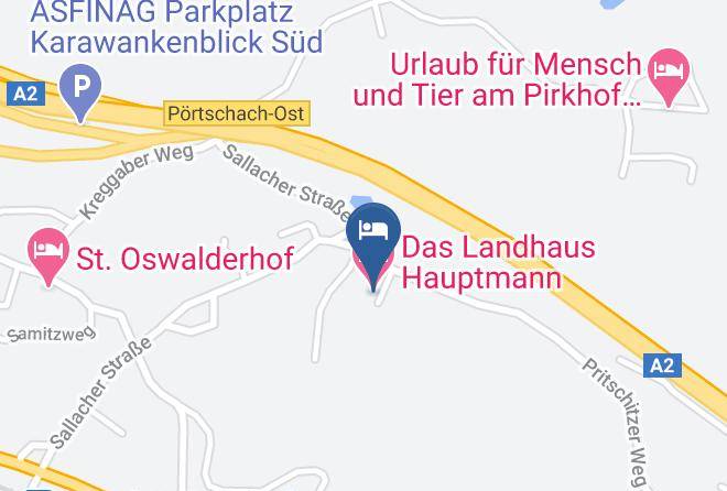 Klagenfurt Land - Das Landhaus Hauptmann Maps