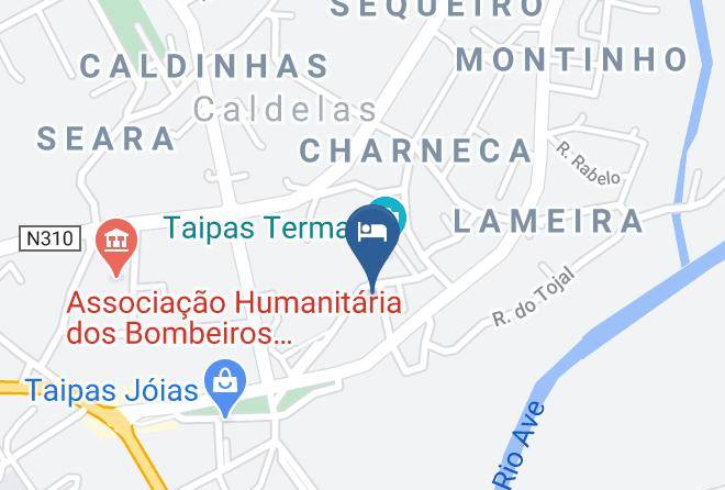 Guimaraes - Hotel Das Termas Maps