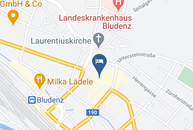 Bludenz - Das Tschofen Hotel Maps
