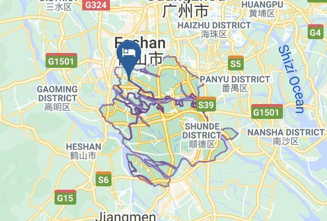 Foshan - Dashen Hotel Maps