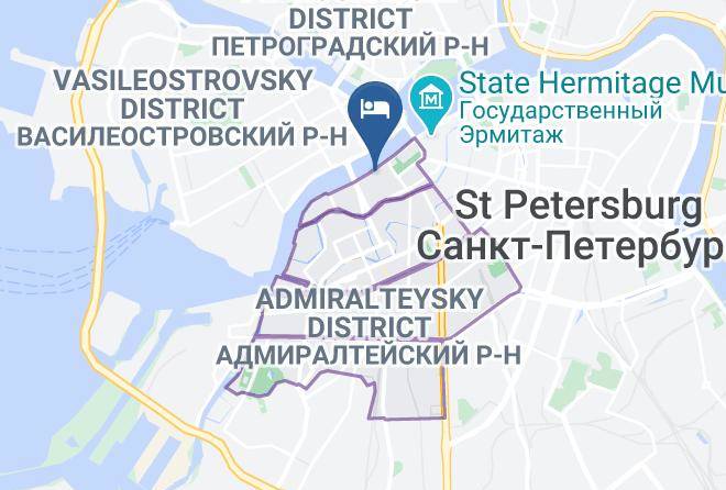 Saint Petersburg - Dashkova Residence Hotel Maps
