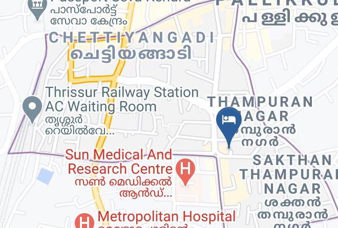 Thrissur - Dass Continental Maps