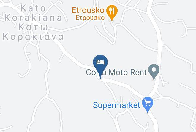 Kerkira - Dassia Luxury Apt Surrounded By Olive Groves Maps