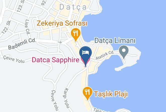 Datca - Datca Sapphire Hotel Maps