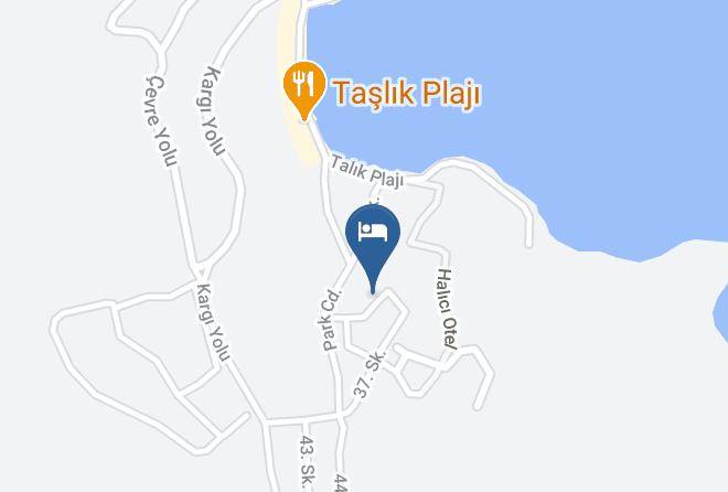 Datca - Datca Turk Evi Otel Maps