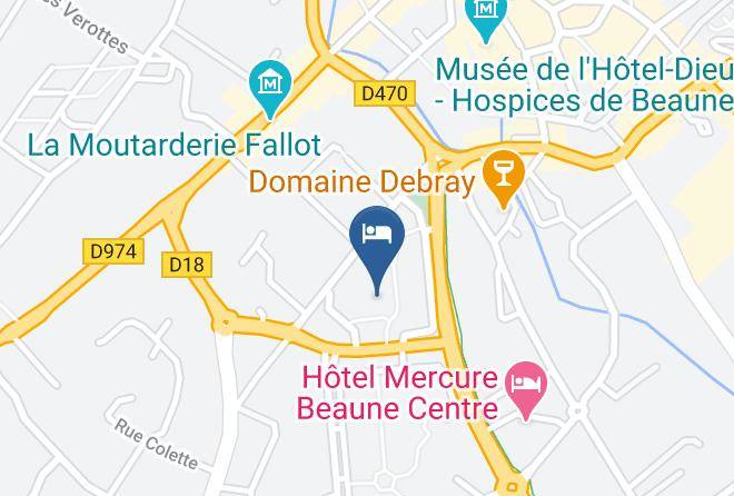 Cote D Or - Datcha Bourguignonne Beaune Maps
