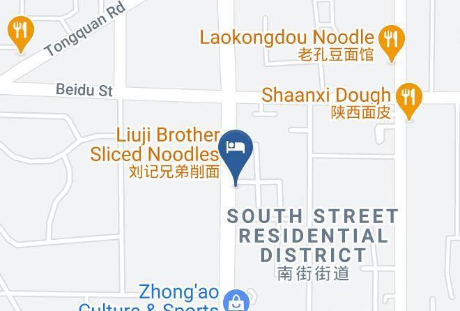 Datong - Datong Shunfeng Q7 Express Hotel Maps