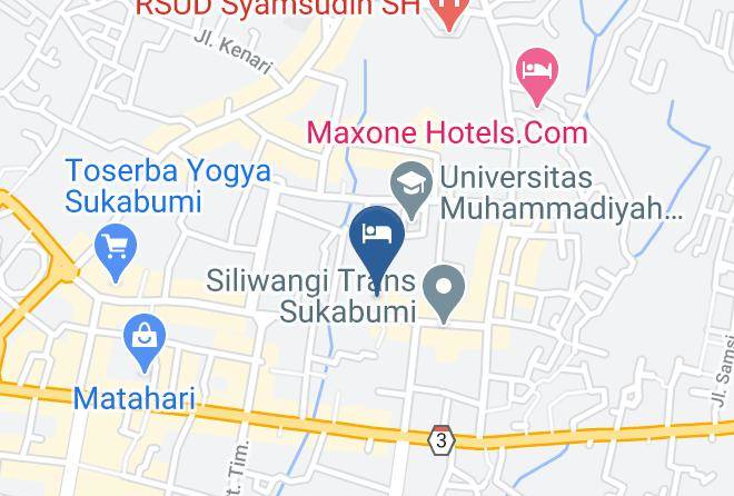 Sukabumi Regency - Daun Hijau Hotel Maps