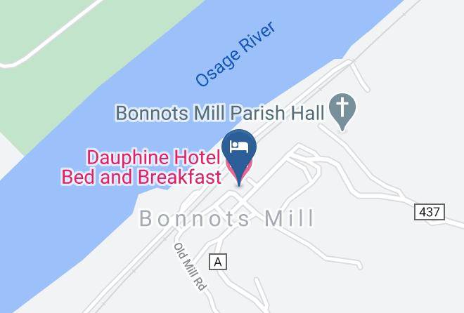 Osage - Dauphine Hotel Bed And Breakfast Maps
