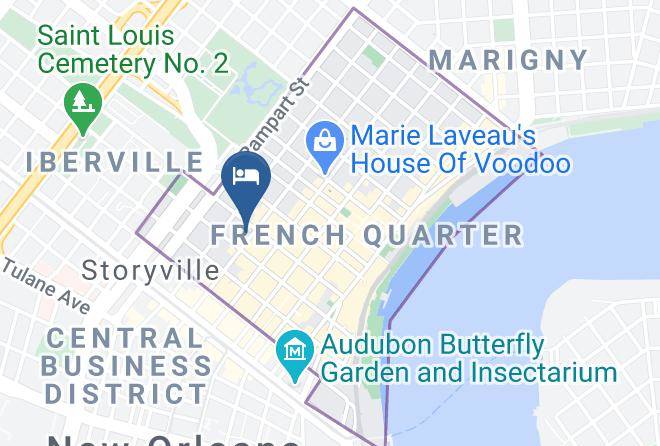Orleans Par - Dauphine Orleans Hotel Maps