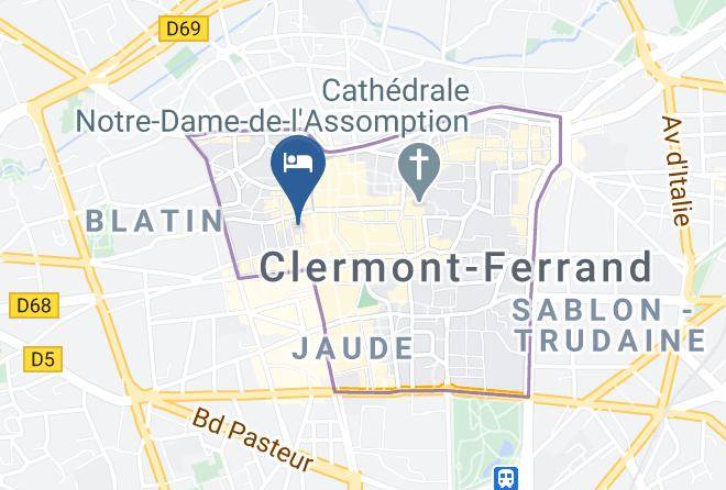Dav Hotel Jaude Clermont Ferrand Map