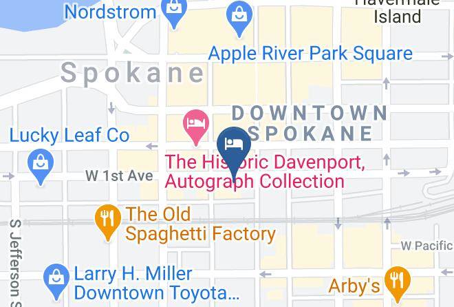 Spokane - Davenport Hotel Tower Maps