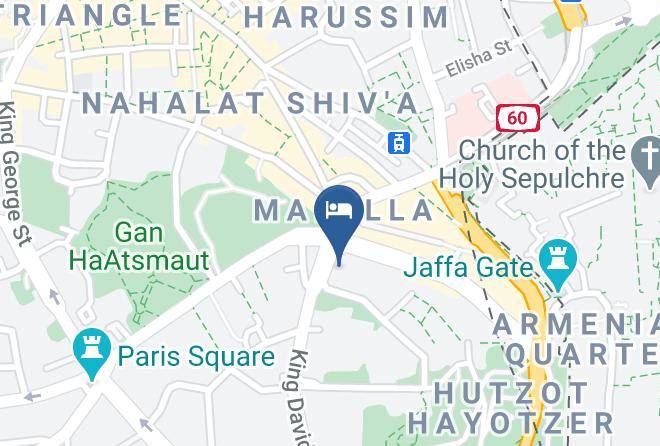 Jerusalem - David Citadel Hotel Maps