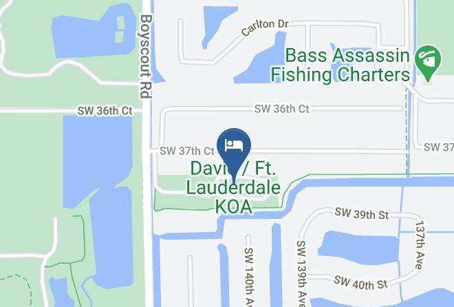 Broward - Davie Ft Lauderdale Koa Maps