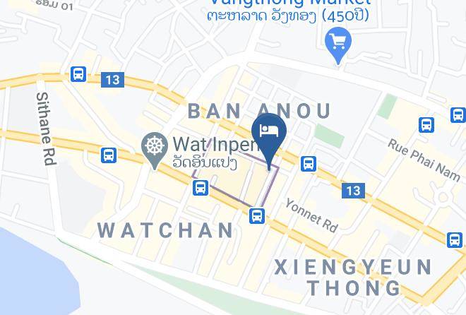 Vientiane - Davika Hotel Maps