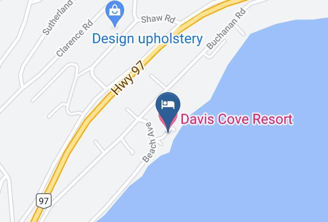 Central Okanagan - Davis Cove Resort Maps