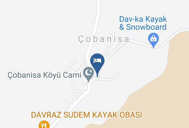 Isparta - Davrazdavka Dag Evleri Restoran Maps